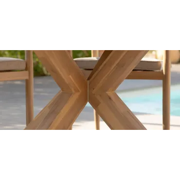 Porto Rope Weave 6 Seat Round Dining Set  - 7