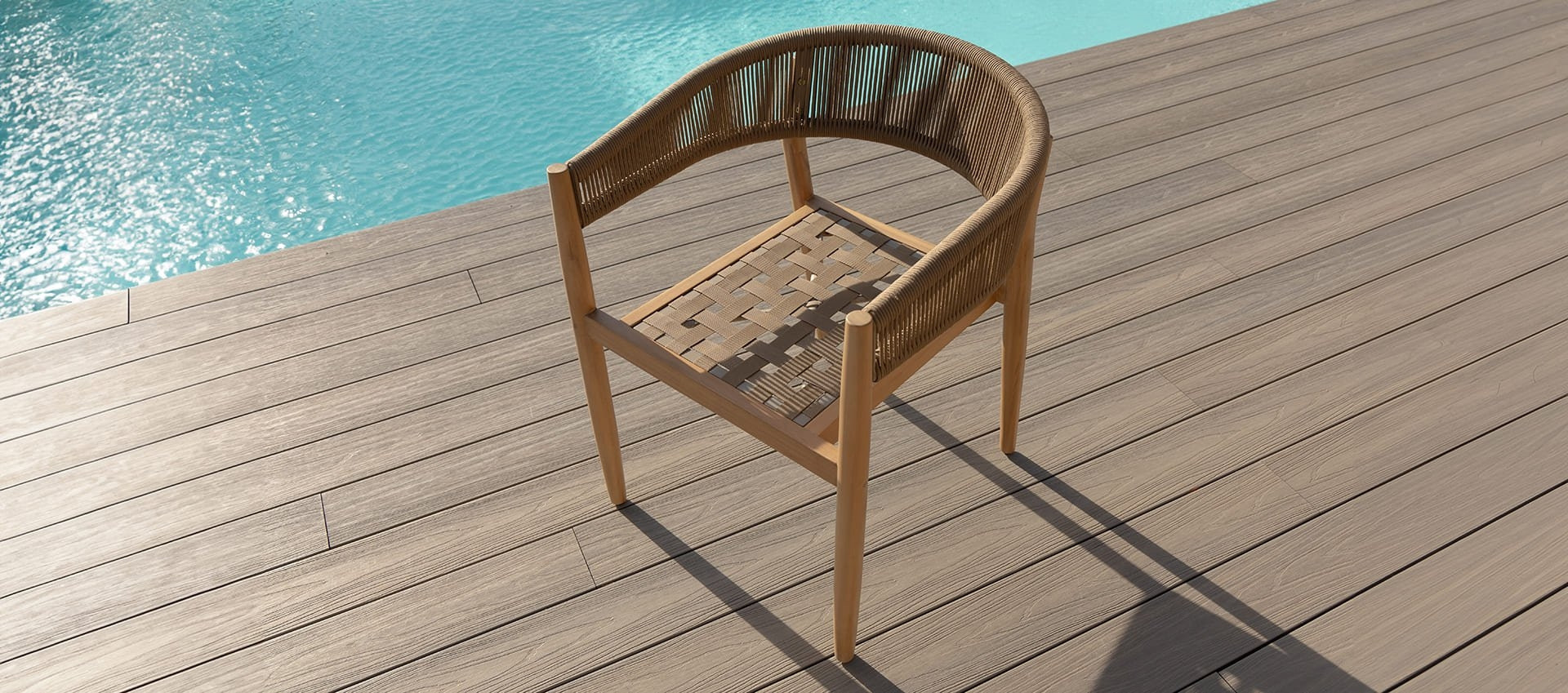 Porto Rope Weave 6 Seat Round Dining Set