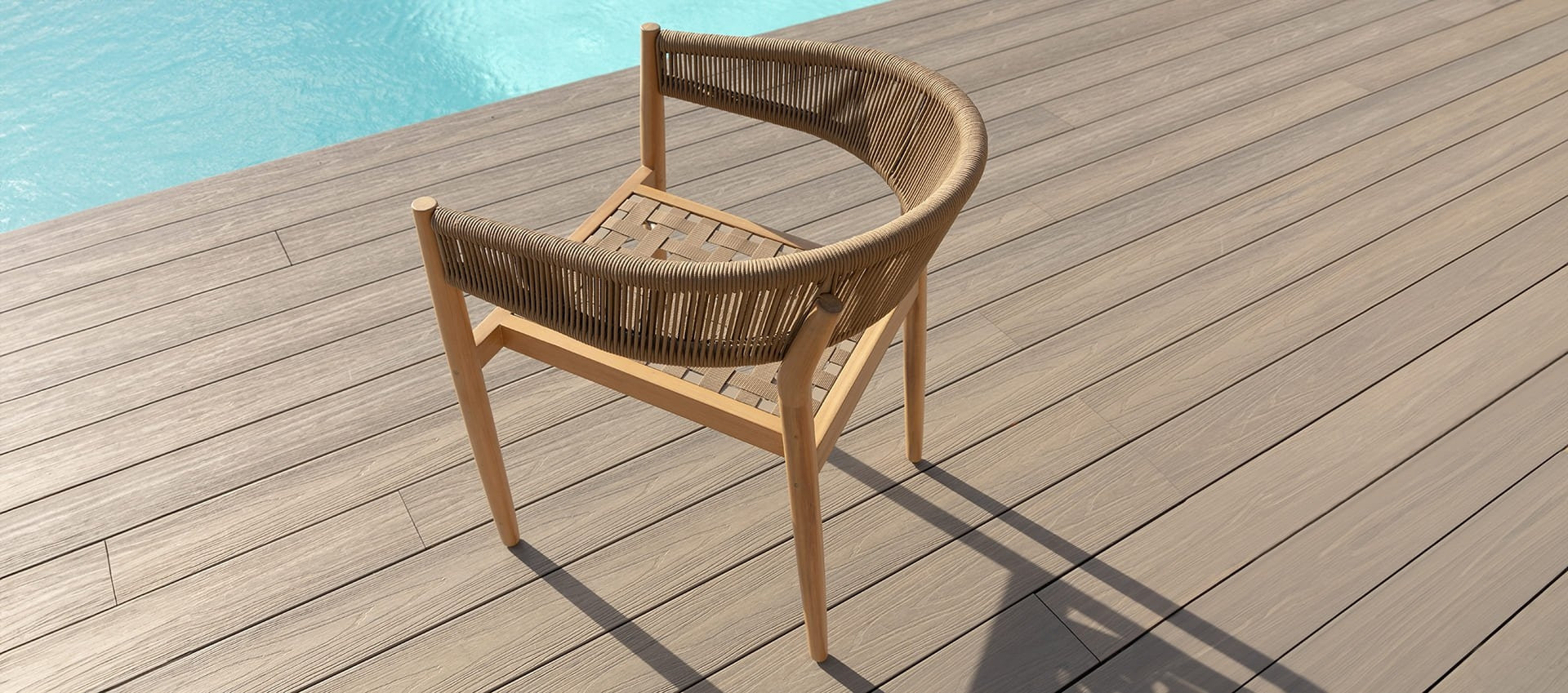 Porto Rope Weave 6 Seat Round Dining Set