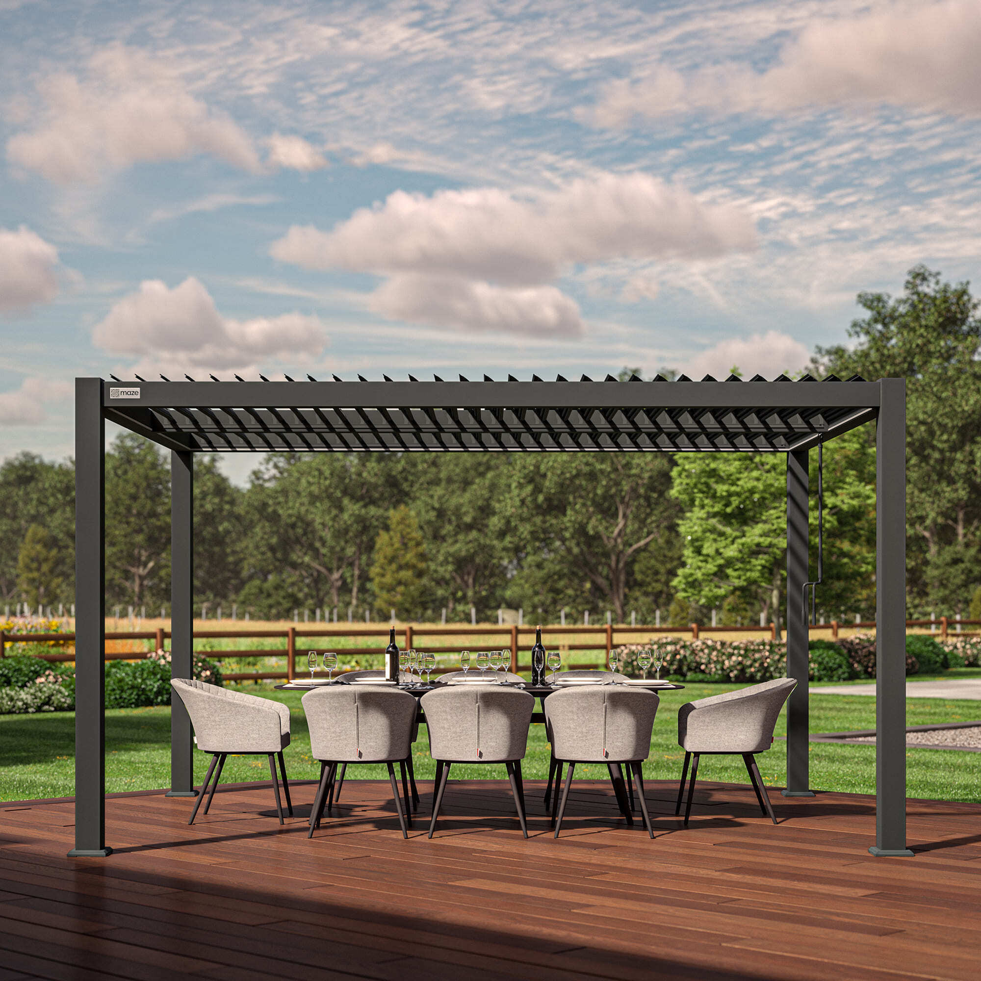 Como Pergola 3m x 4m LED Frame