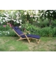 Steamer outdoor cushion - navy blue