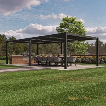 Como Pergola 7.8m x 4m LED Frame