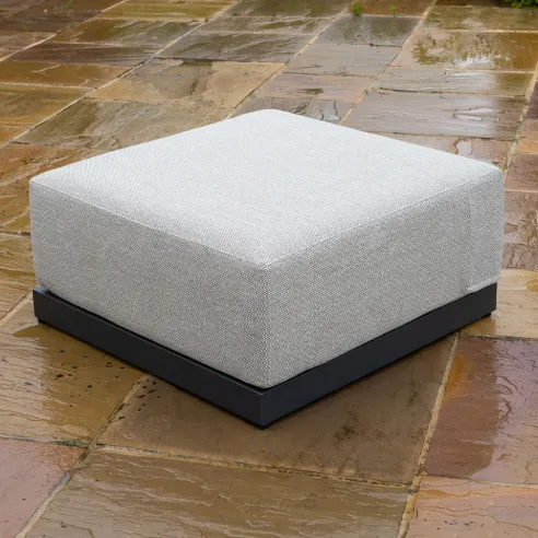 Jude Rope Aluminium Lounging Footstool  - 5