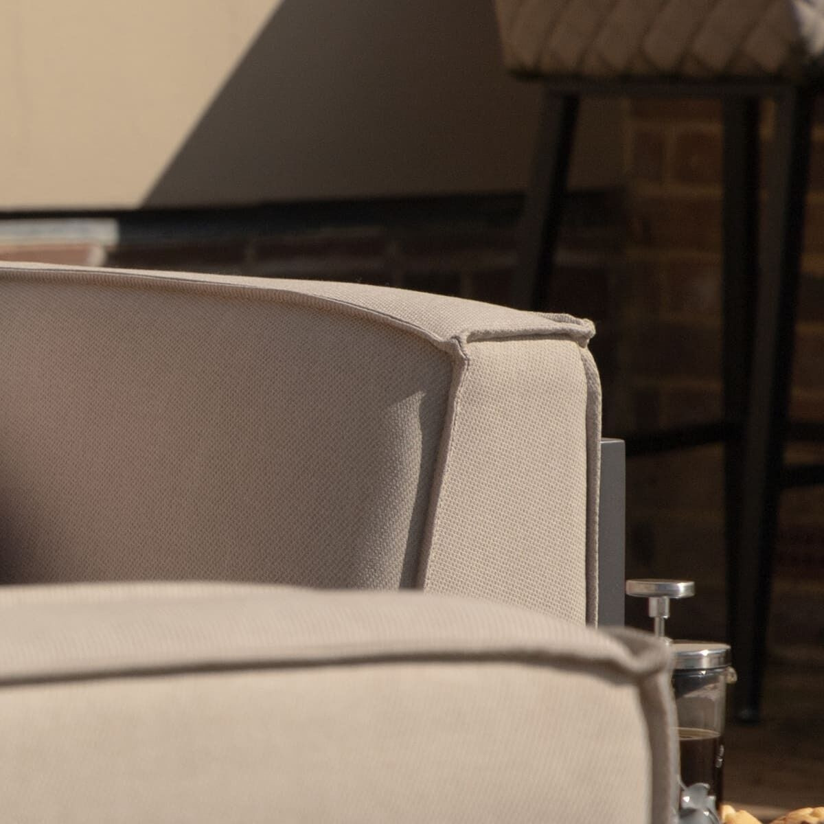 Ibiza U Shape Sofa Set & round Coffee Table