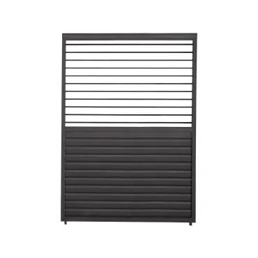 Aluminium Pergolas Titan 1. 2 Aluminium Louvres Adjustable Side Wall for 3.6m