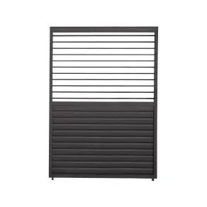 Aluminium Pergolas Titan 1. 2 Aluminium Louvres Adjustable Side Wall for 3.6m