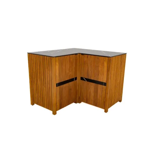 Victoria Corner Dining Set with Rising Table outdoor rattan weave