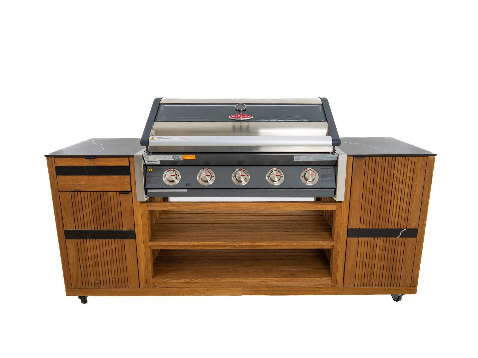 Amalfi BBQ Trolley on Wheels
