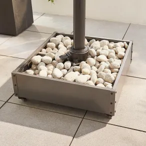 Stone Fill Cantilever Parasol Base