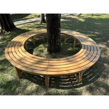 Curved Backless Bench - FSC Certified