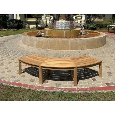 Curved Backless Bench - FSC Certified