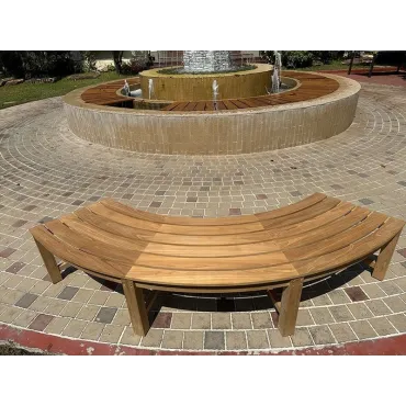 Curved Backless Bench - FSC Certified