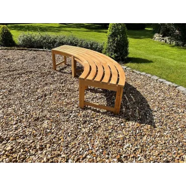 Curved Backless Bench - FSC Certified