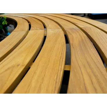 Curved Backless Bench - FSC Certified