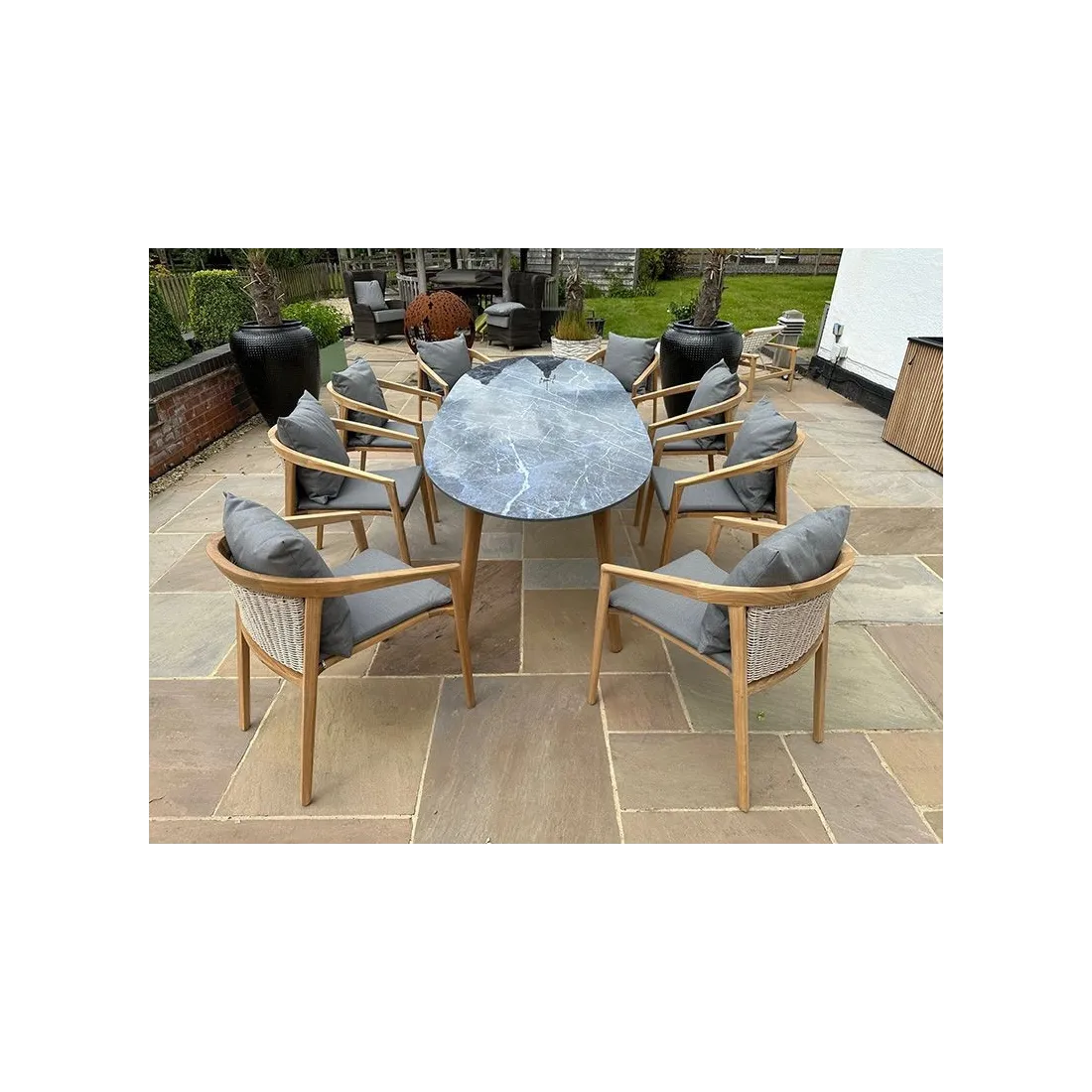 Teak Dining Sets Blue Moon 8 Chair Dining Set Teak Dining Sets Blue Moon 8 Chair Dining Set