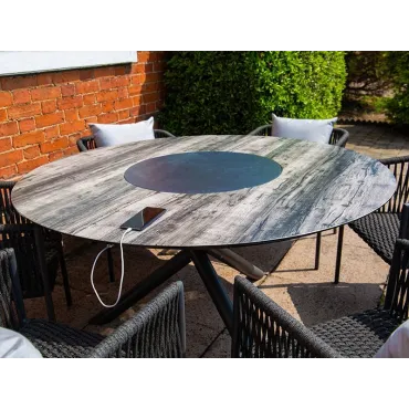 Aluminium Outdoor Dining Aruba 6 Chair Dining Set