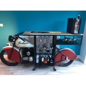 Indian Rajdoot Motorcycle Bar