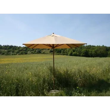 Bamboo 3.5m x 2.5m Rectangular Parasol Beige