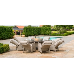 Cotswold Reclining 8 Seat Round Dining