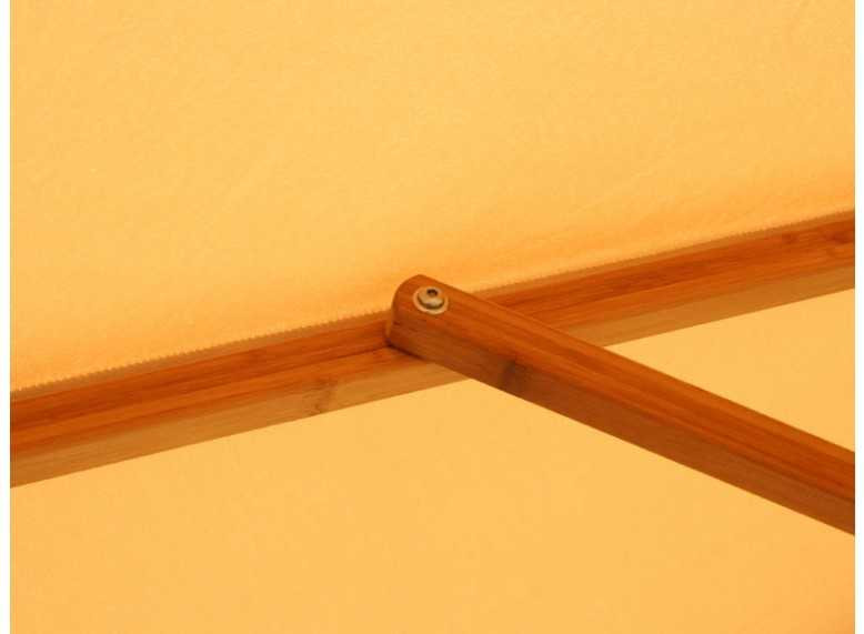 Bamboo 3.5m x 2.5m Rectangular Parasol Beige