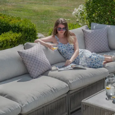 Maldives Rope Weave Small Corner Sofa