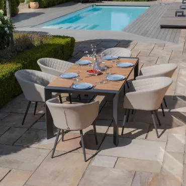 Jakarta Teak Extending 6 - 10 Seat Rectangular Dining Table  - 1