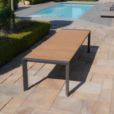 Jakarta Teak Extending 6 - 10 Seat Rectangular Dining Table  - 3