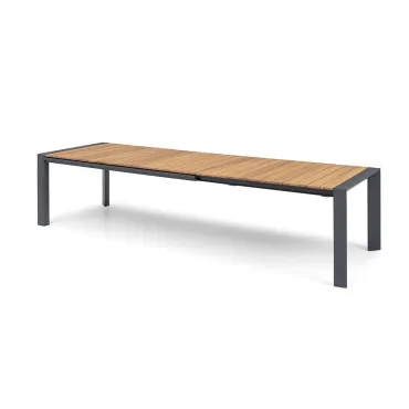 Ambition 6-10 Seat Jakarta Teak Extending Dining Table Set