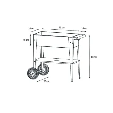 Urban Garden Trolley | Anthracite