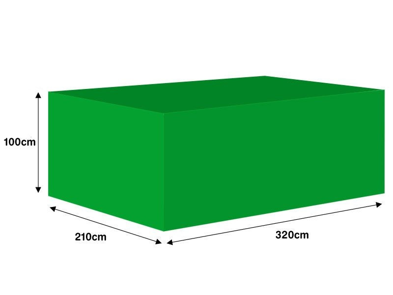 Weather Cover 320cm Rectangular Suite breathable