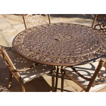 Casino 4 seater round table & chairs Set