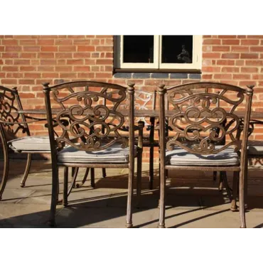 Casino 6 Seater Oval Table and Chairs Set