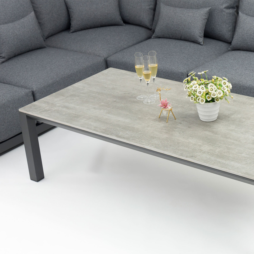 Aluminium Rectangular Coffee Table