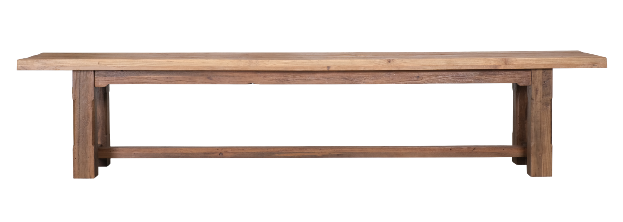 Linga Reclaimed Teak Backless Bench