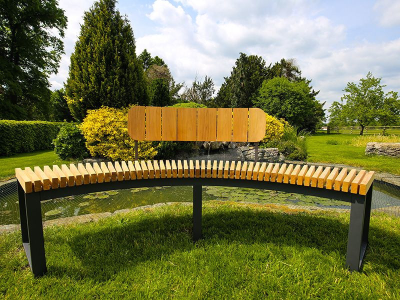 Mandalay Curved Backless Bench - Certified