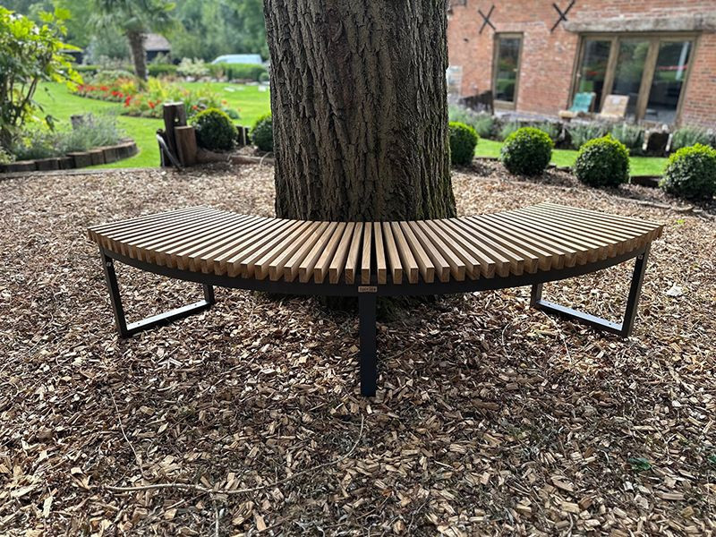 Mandalay Curved Backless Bench - Certified