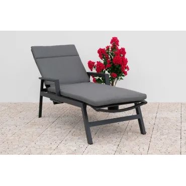 Zara Sun Lounger - Grey  - 3