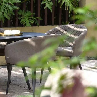 Outdoor Fabric Pair of Ambition Dining Chairs  - 17