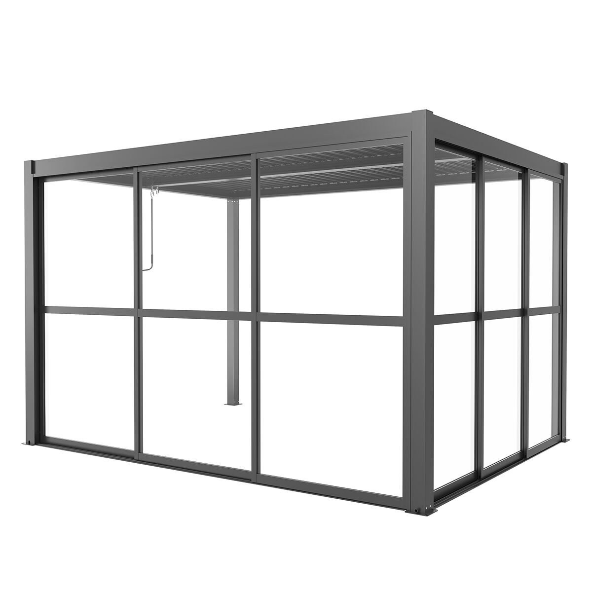 Como Pergola Sliding Transparent Doors 4m