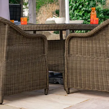 Isabella 6 Seat Rattan Dining Set