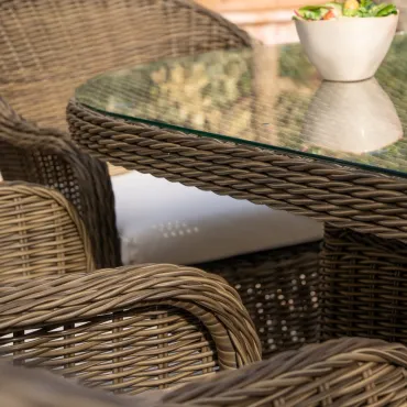 Isabella 6 Seat Rattan Dining Set