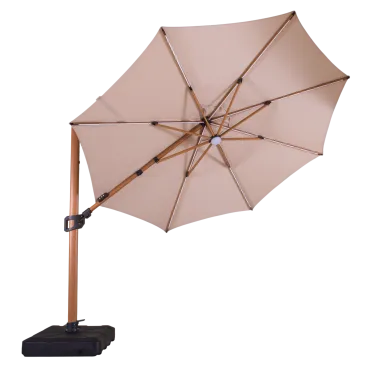 Pisa 3.5M Dia Cantilever Parasol & LED Lights