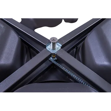 Fillable Plastic Base with Wheels