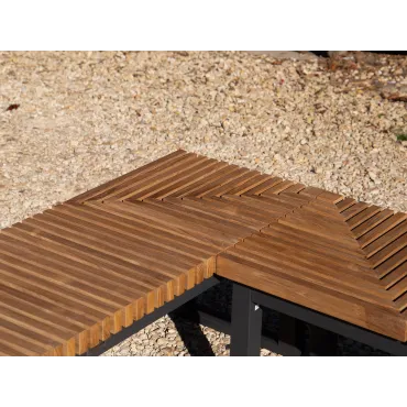 Mandalay Backless Corner Bench