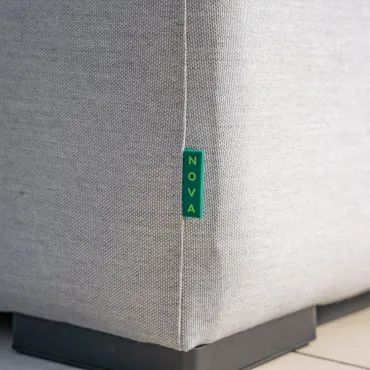 Zeus All Weather Fabric Aluminium Lounging Left Handed Piece  - 5