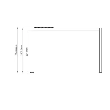 Neptune 4 x 3m LED Retractable Roof Gazebo