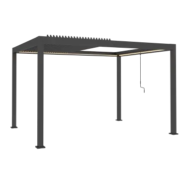 Neptune 3 x 4m LED Retractable Roof Gazebo