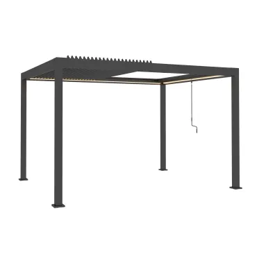 Neptune 3 x 4m LED Retractable Roof Gazebo