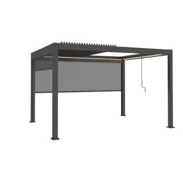Neptune 4 x 3m LED Retractable Roof Gazebo