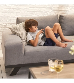 Tranquility Fabric Corner Sofa Set